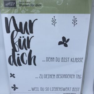 Blumen für dich - Stempelset Stampin' Up!